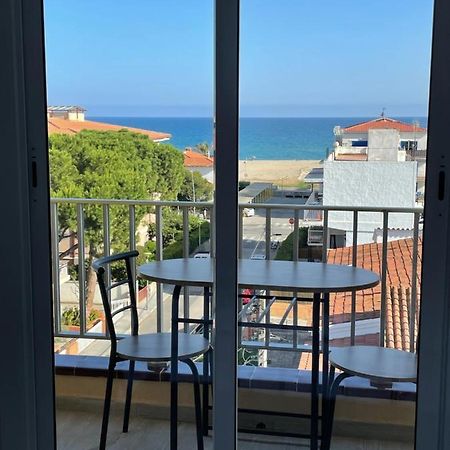 Acogedor Estudio En La Playa, Con Vistas Al Mar, Y Piscina Comunitaria Sant Salvador Buitenkant foto